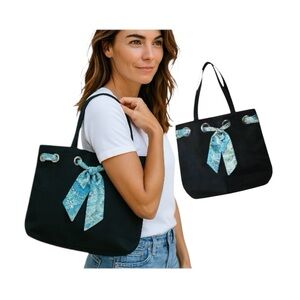 ION Shoulder Bag With Paisley Ribbon